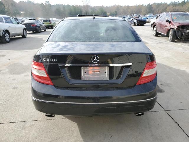 WDDGF54X09F240120 - 2009 MERCEDES-BENZ C 300 BLACK photo 6