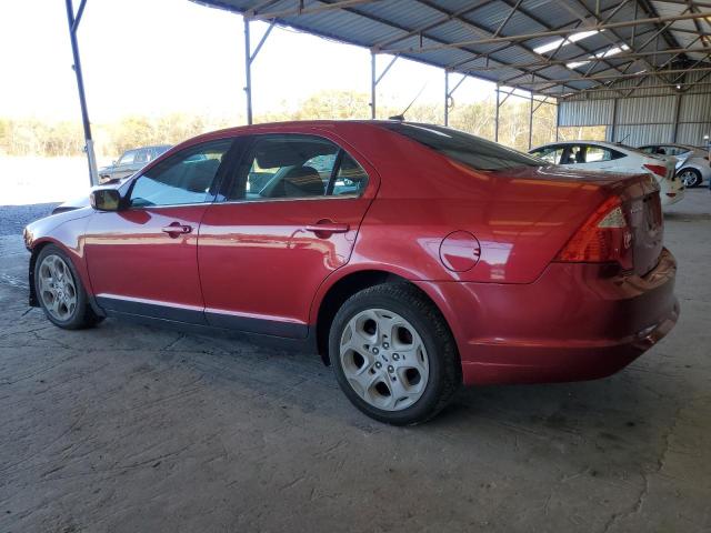 3FAHP0HA2BR283909 - 2011 FORD FUSION SE RED photo 2