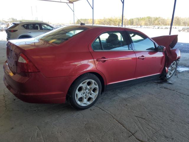 3FAHP0HA2BR283909 - 2011 FORD FUSION SE RED photo 3