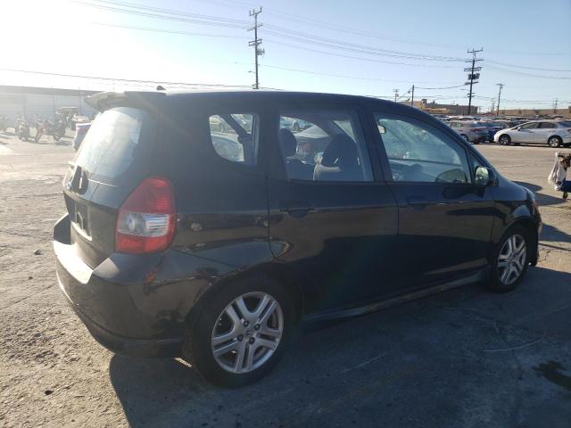 JHMGD38648S005682 - 2008 HONDA FIT SPORT BLACK photo 3