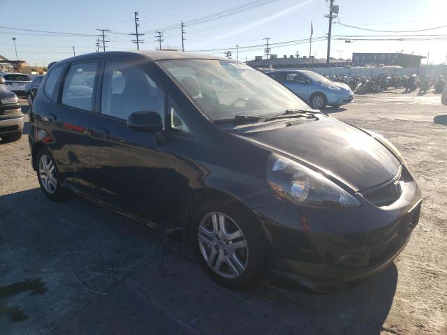 JHMGD38648S005682 - 2008 HONDA FIT SPORT BLACK photo 4