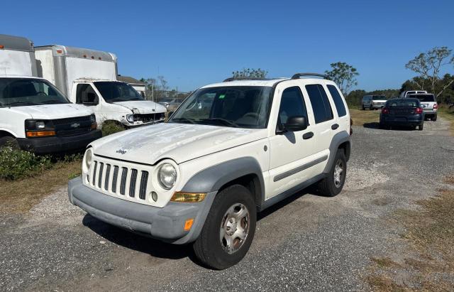 1J4GL48K06W128824 - 2006 JEEP LIBERTY SPORT WHITE photo 2