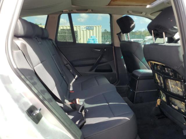 WBXPC93407WF18924 - 2007 BMW X3 3.0SI SILVER photo 10