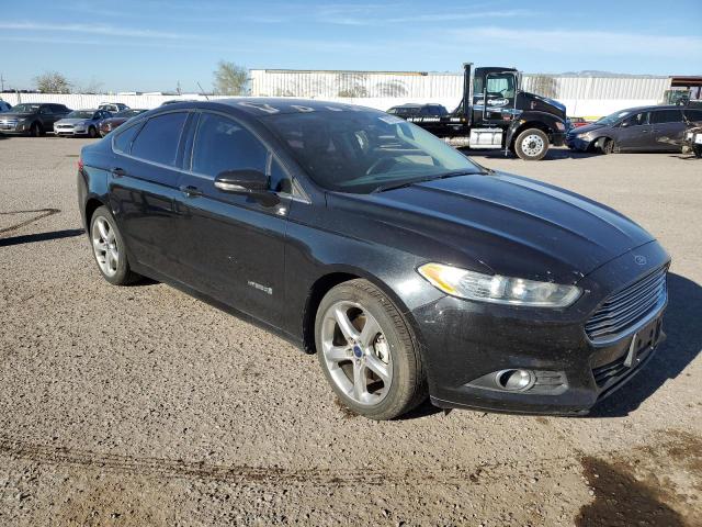 3FA6P0LU6ER164483 - 2014 FORD FUSION SE HYBRID BLACK photo 4