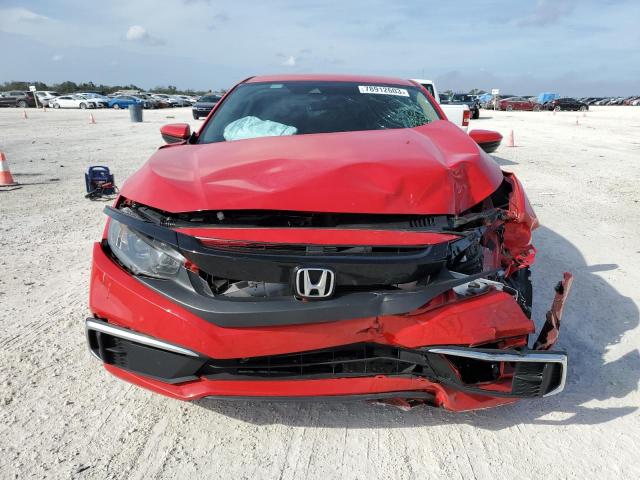 2HGFC2F68KH578002 - 2019 HONDA CIVIC LX RED photo 5