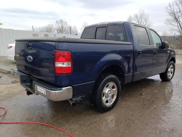 1FTPW125X4KA83779 - 2004 FORD F150 SUPERCREW BLUE photo 3