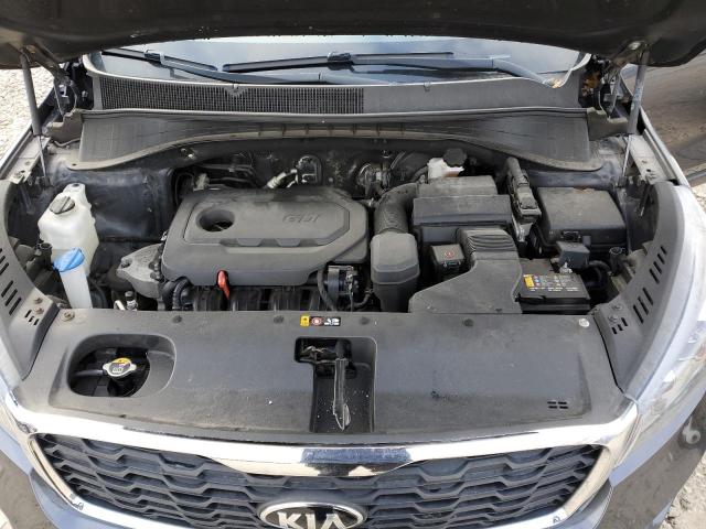 5XYPGDA36KG557583 - 2019 KIA SORENTO L GRAY photo 11