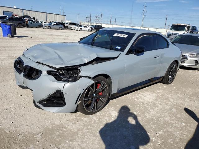 3MW53CM04N8C52711 - 2022 BMW M240XI SILVER photo 1