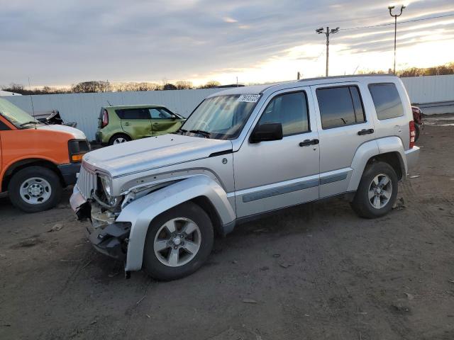 1J8GN28K58W155422 - 2008 JEEP LIBERTY SPORT SILVER photo 1