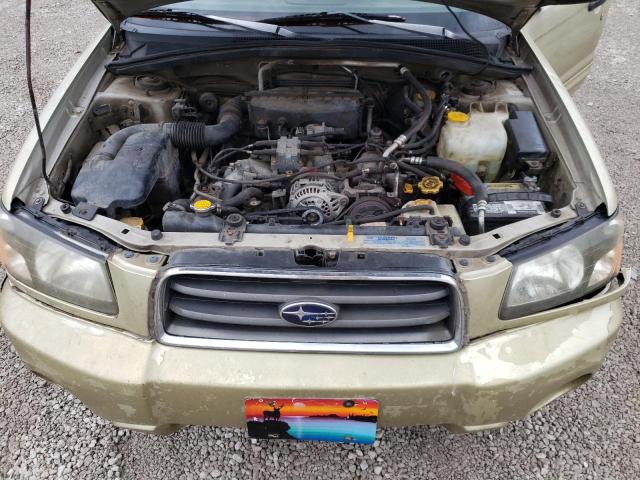 JF1SG65664H728035 - 2004 SUBARU FORESTER 2.5XS Зеленый фото 11