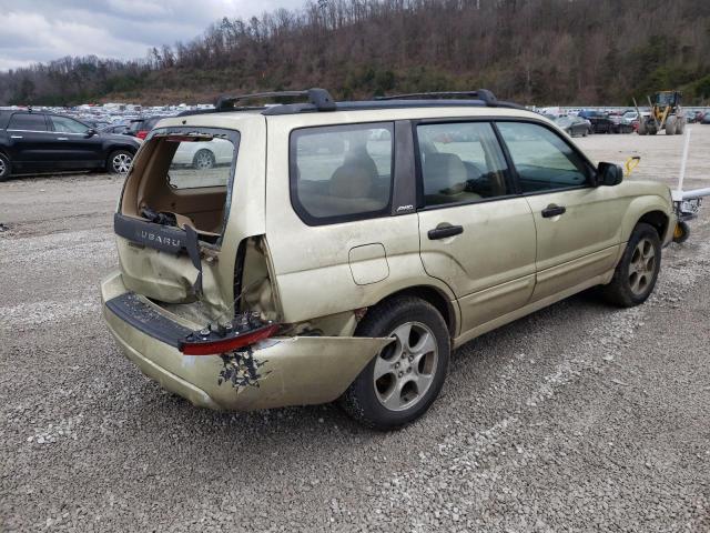 JF1SG65664H728035 - 2004 SUBARU FORESTER 2.5XS Зеленый фото 3