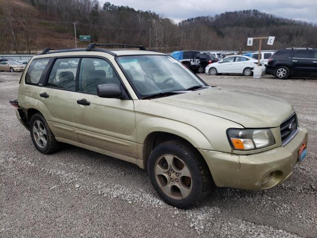 JF1SG65664H728035 - 2004 SUBARU FORESTER 2.5XS GREEN photo 4