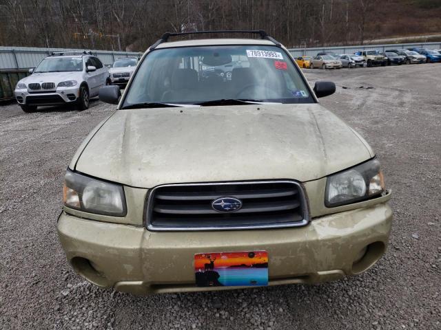 JF1SG65664H728035 - 2004 SUBARU FORESTER 2.5XS Зеленый фото 5