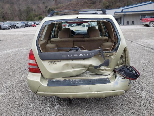JF1SG65664H728035 - 2004 SUBARU FORESTER 2.5XS Зеленый фото 6
