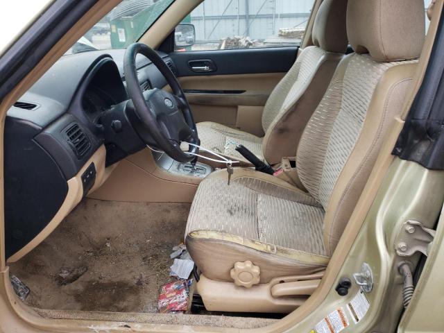 JF1SG65664H728035 - 2004 SUBARU FORESTER 2.5XS Зеленый фото 7