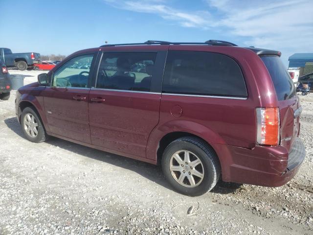 2A8HR54P48R736513 - 2008 CHRYSLER TOWN & COU TOURING ბურგუნდია ფოტო 2