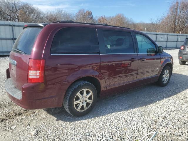 2A8HR54P48R736513 - 2008 CHRYSLER TOWN & COU TOURING ბურგუნდია ფოტო 3