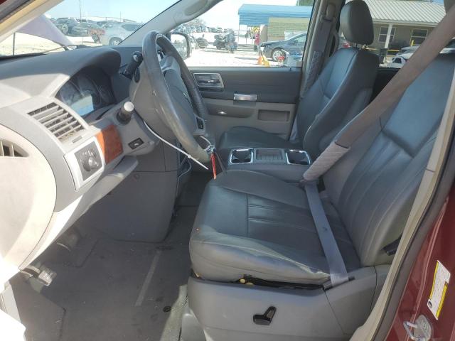 2A8HR54P48R736513 - 2008 CHRYSLER TOWN & COU TOURING ბურგუნდია ფოტო 7