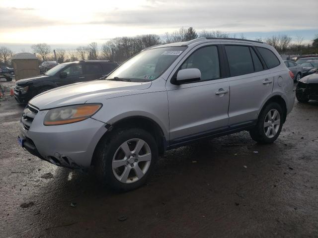 5NMSH73E28H177856 - 2008 HYUNDAI SANTA FE SE SILVER photo 1