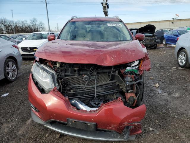 5N1AT2MV1GC754557 - 2016 NISSAN ROGUE S RED photo 5