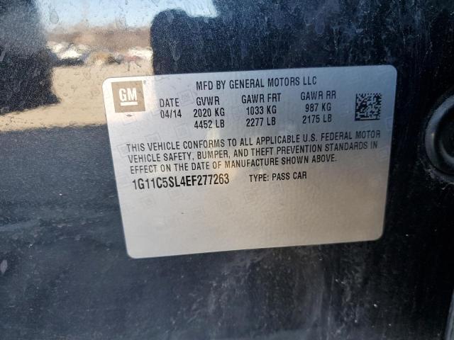 1G11C5SL4EF277263 - 2014 CHEVROLET MALIBU 1LT 灰色 照片 12