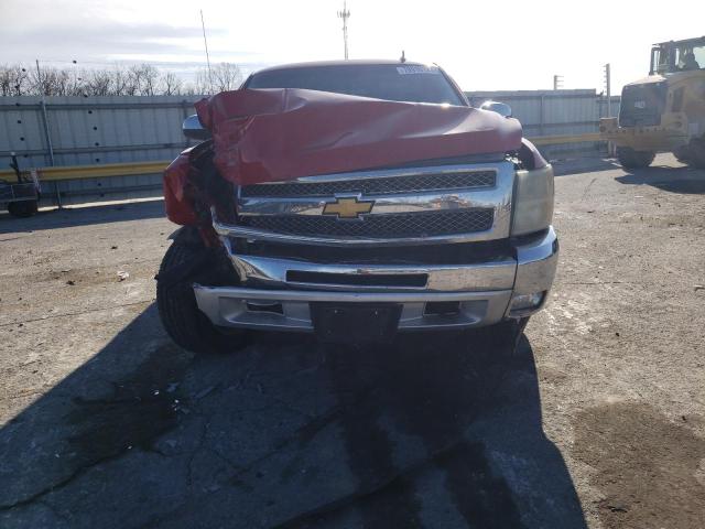 1GCPKSE76CF116413 - 2012 CHEVROLET SILVERADO K1500 LT RED photo 5