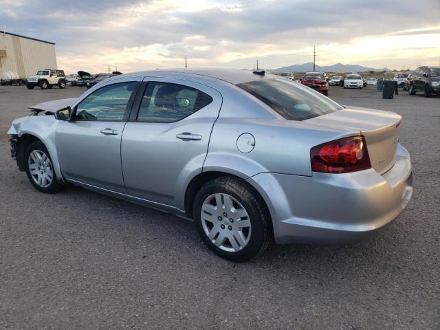 1C3CDZAB8EN233323 - 2014 DODGE AVENGER SE SILVER photo 2