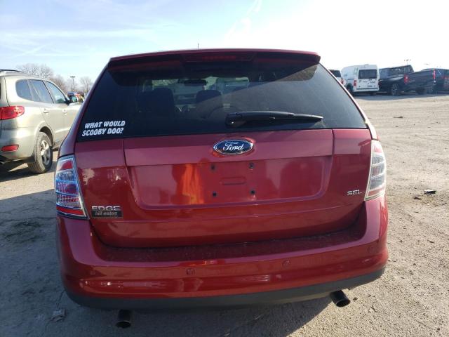 2FMDK38CX7BB03538 - 2007 FORD EDGE SEL BURGUNDY photo 6