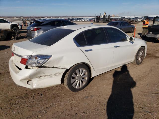 1HGCR2F80DA092126 - 2013 HONDA ACCORD EXL WHITE photo 3