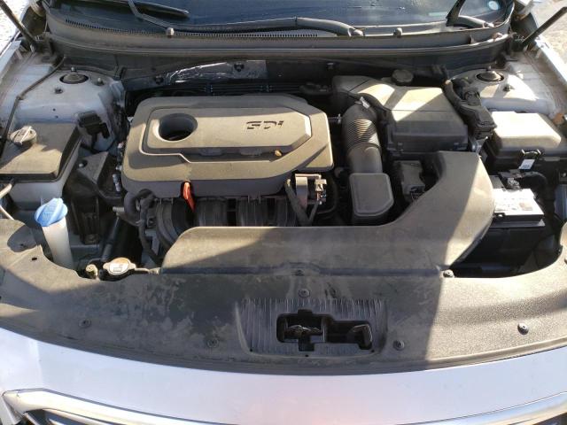 5NPE24AF2FH221217 - 2015 HYUNDAI SONATA SE SILVER photo 11