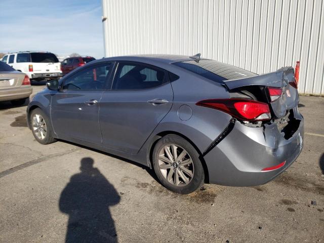 KMHDH4AE6EU040946 - 2014 HYUNDAI ELANTRA SE GRAY photo 2