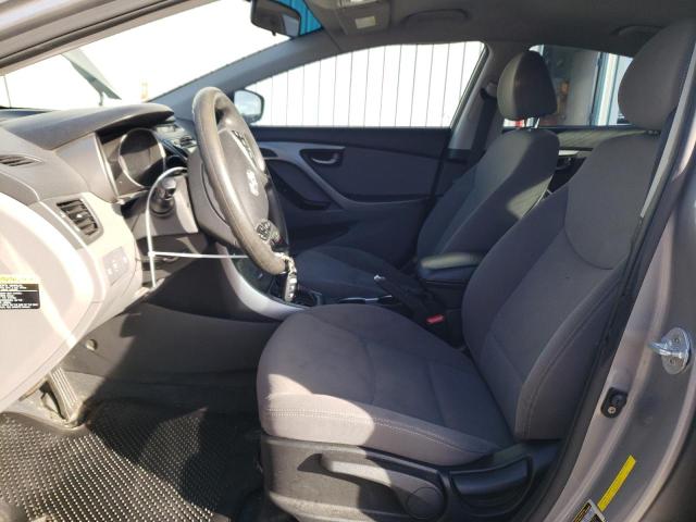 KMHDH4AE6EU040946 - 2014 HYUNDAI ELANTRA SE GRAY photo 7