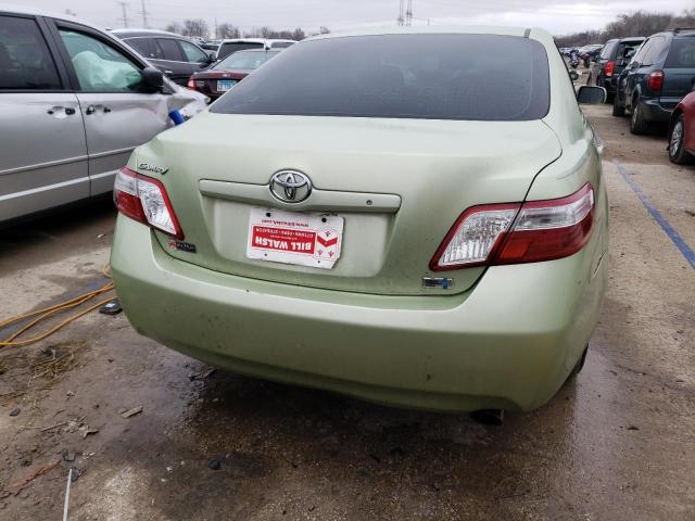 JTNBB46KX73029917 - 2007 TOYOTA CAMRY HYBRID GREEN photo 6