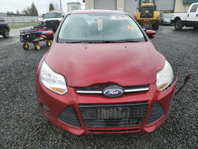 1FADP3F24DL260144 - 2013 FORD FOCUS SE RED photo 5
