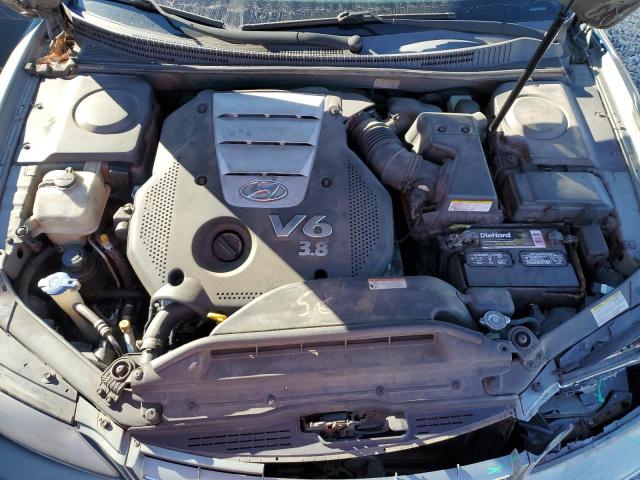 KMHFC46F87A213704 - 2007 HYUNDAI AZERA SE GRAY photo 11