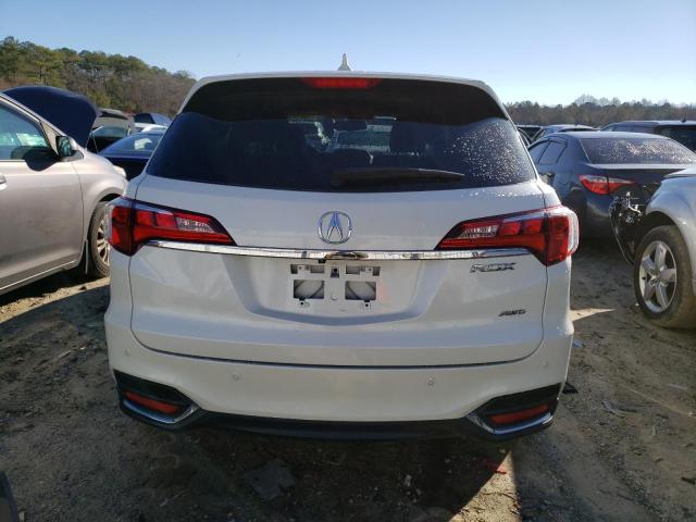 5J8TB4H73JL012421 - 2018 ACURA RDX ADVANCE WHITE photo 6