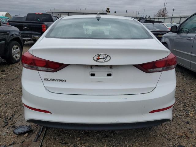 5NPD84LF6JH324575 - 2018 HYUNDAI ELANTRA SEL WHITE photo 6