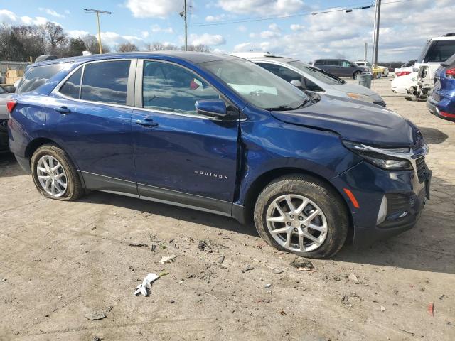 3GNAXUEV4NL202711 - 2022 CHEVROLET EQUINOX LT BLUE photo 4