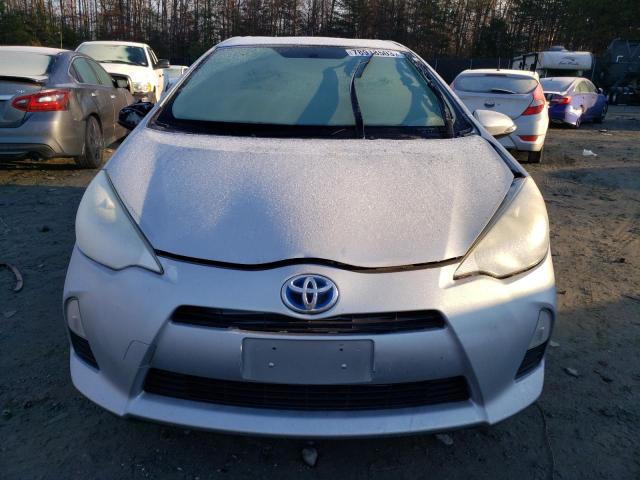 JTDKDTB39D1052832 - 2013 TOYOTA PRIUS C SILVER photo 5