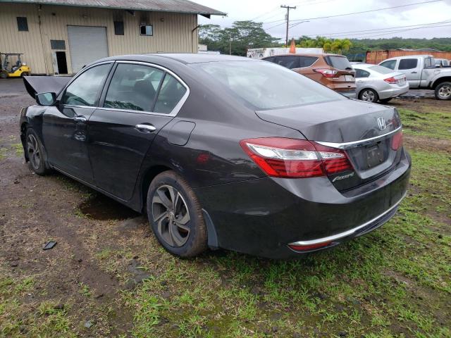 1HGCR2F35GA148635 - 2016 HONDA ACCORD LX CHARCOAL photo 2