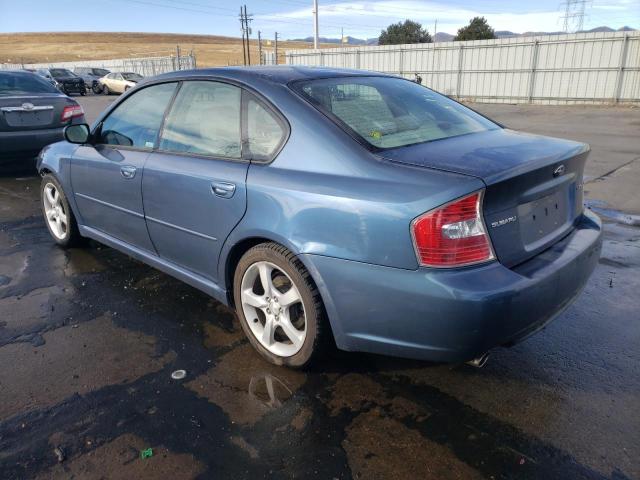 4S3BL626667212177 - 2006 SUBARU LEGACY 2.5I LIMITED BLUE photo 2