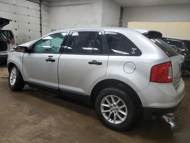 2FMDK3GCXDBC88459 - 2013 FORD EDGE SE SILVER photo 2