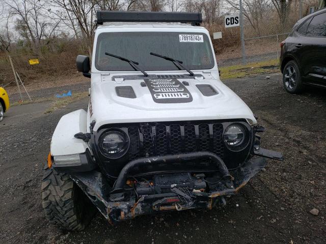 1C6JJTBG1ML582263 - 2021 JEEP GLADIATOR RUBICON WHITE photo 5