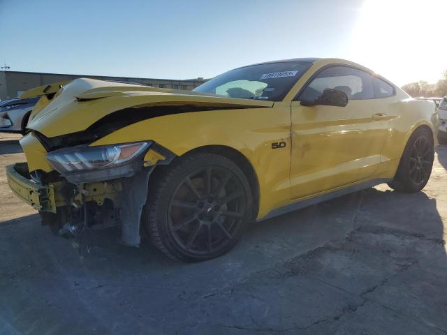 1FA6P8CF6G5202199 - 2016 FORD MUSTANG GT YELLOW photo 1