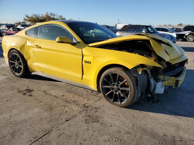 1FA6P8CF6G5202199 - 2016 FORD MUSTANG GT YELLOW photo 4