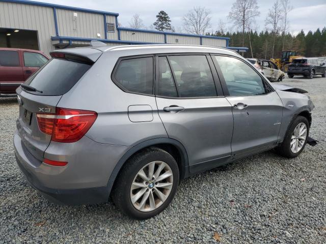 5UXWZ7C30H0V89656 - 2017 BMW X3 SDRIVE28I SILVER photo 3