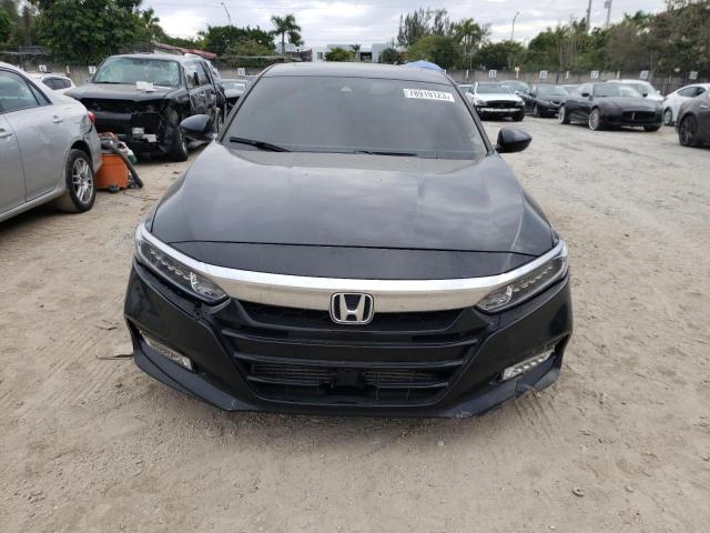 1HGCV1F56JA244787 - 2018 HONDA ACCORD EXL BLACK photo 5