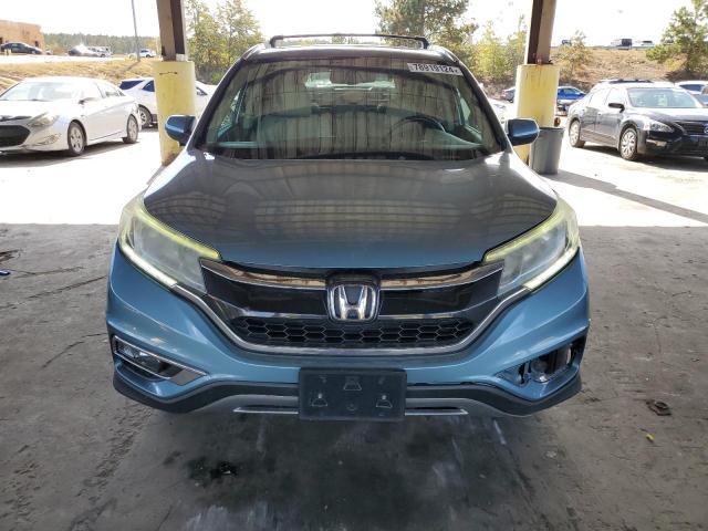 2HKRM4H75FH686472 - 2015 HONDA CR-V EXL BLUE photo 5