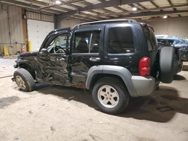 1J4GL48K26W263190 - 2006 JEEP LIBERTY SPORT BLACK photo 2