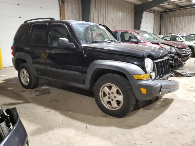 1J4GL48K26W263190 - 2006 JEEP LIBERTY SPORT BLACK photo 4